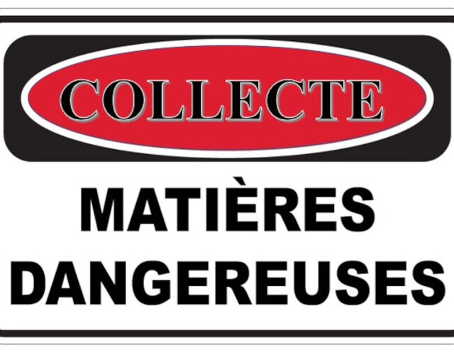 Collecte des matières dangereuses