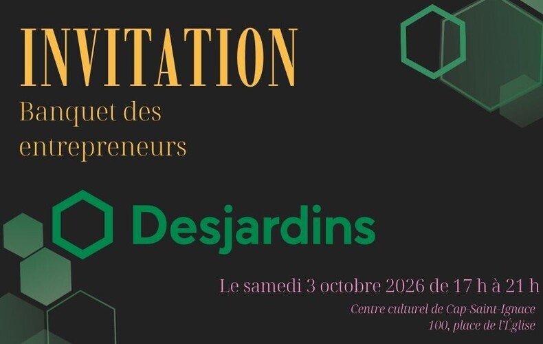 Banquet des entrepreneurs Desjardins