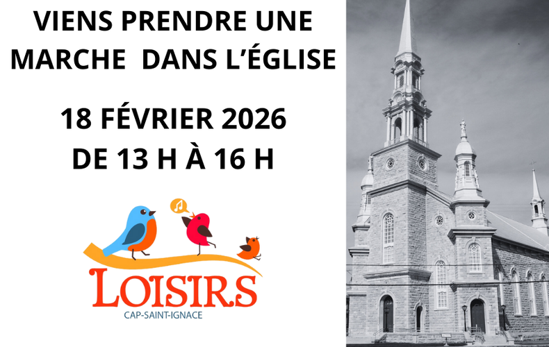 Marche dans l'église