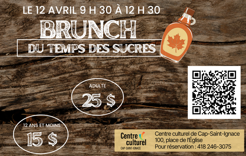 LE BRUNCH DU TEMPS DES SUCRES DE CAP-SAINT-IGNACE