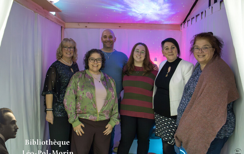 Inauguration de la nouvelle salle sensorielle à la bibliothèque Léo-Pol-Morin
