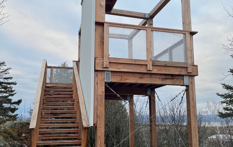 Inauguration du belvédère Desjardins au Coteau des Soeurs à Cap-Saint-Ignace