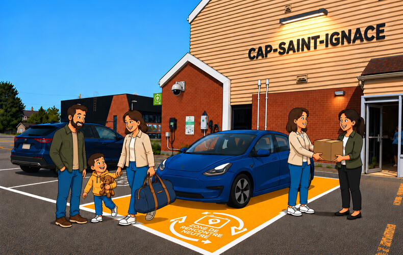 INAUGURATION D'UNE ZONE NEUTRE À CAP-SAINT-IGNACE UN ESPACE SÉCURISÉ POUR DES ÉCHANGES EN TOUTE CONFIANCE