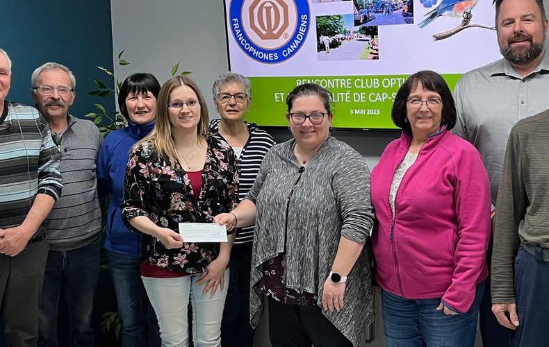 Une entente de partenariat qui se perpétue avec le Club Optimiste de Cap-Saint-Ignace