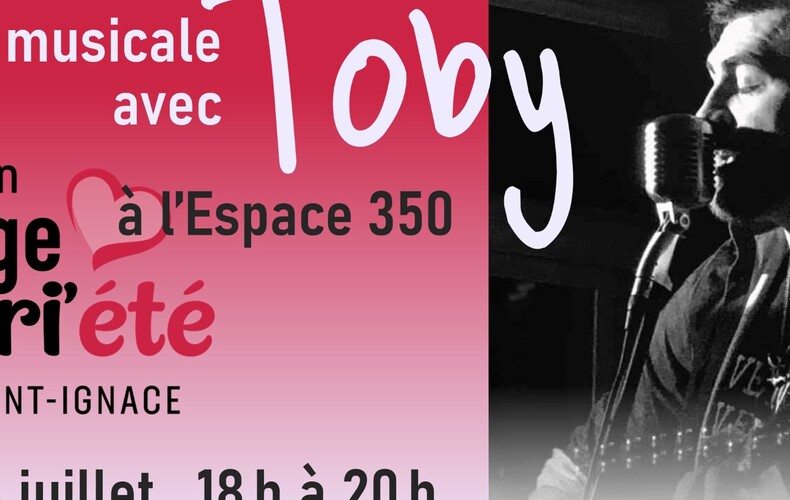 Soirée musicale avec Toby à l'Espace 350